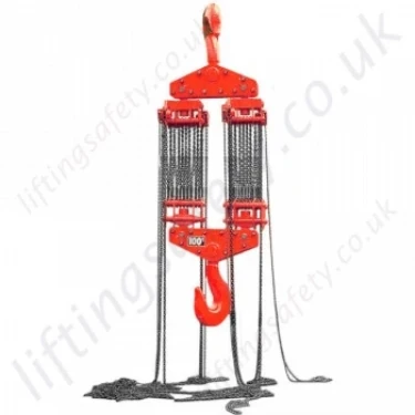 LiftingSafety Hook Suspended Hand Chain Hoists (Block & Tackle)