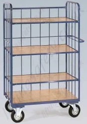 LiftingSafety Cage Trolley, 500kg Capacity, with Option of Two Shelves or Three Shelves