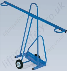 LiftingSafety 2 Wheeled Upright Board Trolley, 300kg Capacity