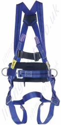 Miller Titan 2 Point Fall Arrest  Work Positioning Harness with Rear 'D' & Front Webbing Loops and Work Positioning
