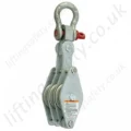 Crosby 'P303B' Steel Shell Manila Rope Pulley Block, Optional No. of Sheaves (1-3), WLL Range from 500kg to 3180kg