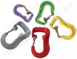 Steel Hook For Polyester / Synthetic Round or Belt Webbing Sling, Easily Applied and Removed - Range from 1000kg to 10000kg