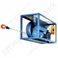 Tractel Tirak Mobile Lifting Hoist In Heavy Duty Frame with Cable Reeling Drum - Range from 300kg to 3000kg