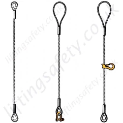 Wire Rope Lifting Slings Built to Customers Specification - Range from 700kg to 88,000kg