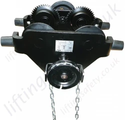 Yale Quick Fit Beam Trolley with Track Clamp. Locking beam Trolley, Push And Chain Drive - Range from 500kg to 5000kg