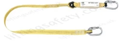 Yale Single Leg Fall Arrest Lanyard from "Webbing" with 2 x Screw Gate Connectors - 1.5m or 2 Metre