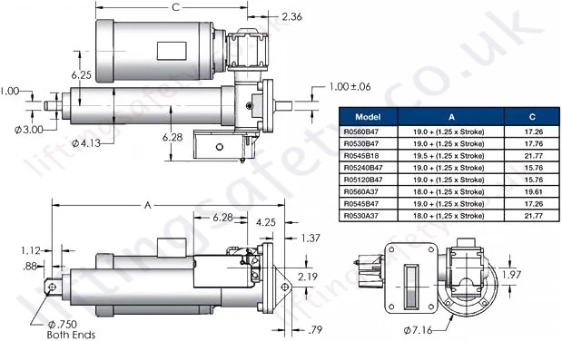 SCW05 Series Parallel Motor Diagram