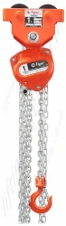 Tiger Chain Hoist with Integrated Trolleys (Push and Geared Travel) - Range from 500kg to 35,000kg
