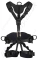 LiftingSafety Black Full Body Fall Arrest Harness with Rear 'D' Ring, and 2 Side D's