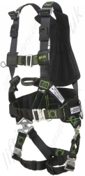 Miller "R7 WIND 2" Revolution 2 Point Fall Arrest Harness, Front and Rear Anchorage (front webbing loops) and Work Positioning side D-rings