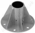 Xtirpa IN-2546 304 Stainless Steel Floor Mount Base, for use with the the Xtirpa 2450 Davit Arm