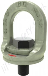 Crosby 'SL150M' & 'SL150UNC' Slide-Loc Lifting Point, Metric and Imperial Thread option, WLL Range from 500kg to 3200kg
