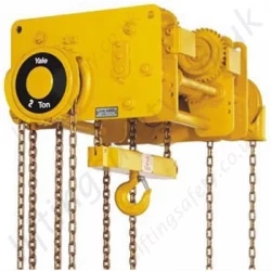 Yale VNRP & VNRG Compact Trolley Hoist (Push and Geared Travel) - Range from 1500kg to 24,000kg