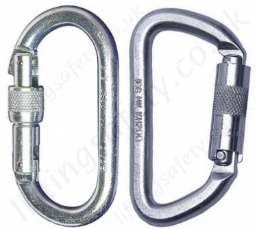 Protecta Small Steel Karabiners and Connectors