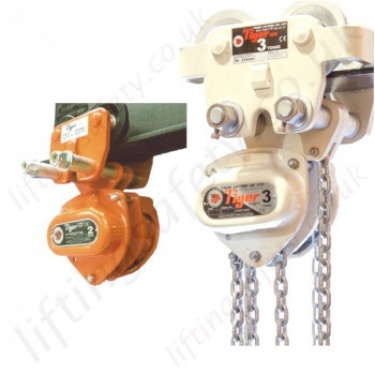 Tiger Monorail Trolley Hand Chain Hoists (Trolley Mounted Hoist)