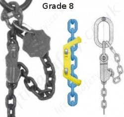 Gunnebo Chain Shortening Clutches, Links, Swivels & Grab Hooks for Grade 8 Chain Slings Gunnebo Chain Shortening Clutches, Links, Swivels & Grab Hooks for Grade 8 Chain Slings