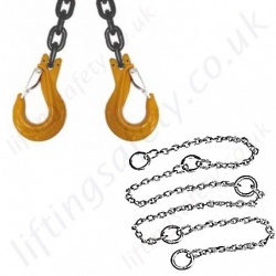 Lifting Chain Slings, Grade 8, 10 and Stainless Steel. Lifting Chain Slings, Grade 8, 10 and Stainless Steel.