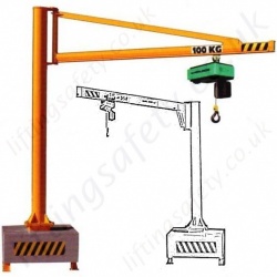 Portable Mobile Swing Jib Cranes Portable Mobile Swing Jib Cranes