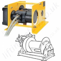 Pneumatic Wire Rope Winch / Hoists (Lifting and Pulling) Pneumatic Wire Rope Winch / Hoists (Lifting and Pulling)