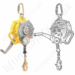 SALA Fall Arrest Rescue Block Inertia Reel With Retrieval Winch to EN360 & EN1496 SALA Fall Arrest Rescue Block Inertia Reel With Retrieval Winch to EN360 & EN1496
