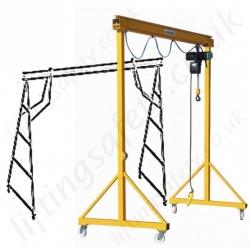 Mobile Lifting Gantries Painted Carbon Steel Mobile Lifting Gantries Painted Carbon Steel