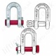 Crosby "D" Shackles, Dee Shackles / Chain Shackles Crosby "D" Shackles, Dee Shackles / Chain Shackles