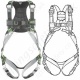 Miller Revolution “Premium” Fall Arrest Harnesses EN361 Miller Revolution “Premium” Fall Arrest Harnesses EN361