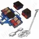 Steerable Machinery Skates - nylon Wheeled