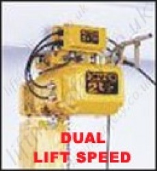 KITO ER-SD Trolley Hoist with Single Speed Travel and Dual Lift - Range from 125kg to 5000kg