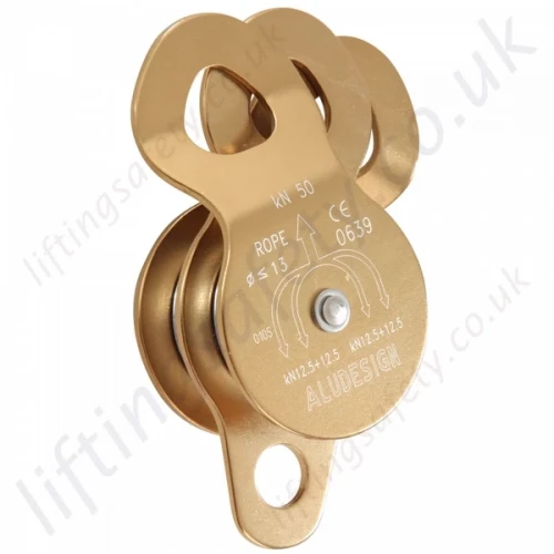 Twin Sheave Aluminium Rescue Pulley