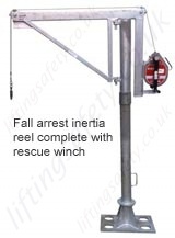 Manriding winch and Inertia reel (no integrated rescue winch)