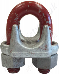 Galvanised Wire Rope Grip wire clamp bulldog clip 