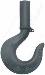 Crosby 'S319' Shank Hooks with Optional Safety Latch, WLL Range from 500kg  to 30,000kg - LiftingSafety