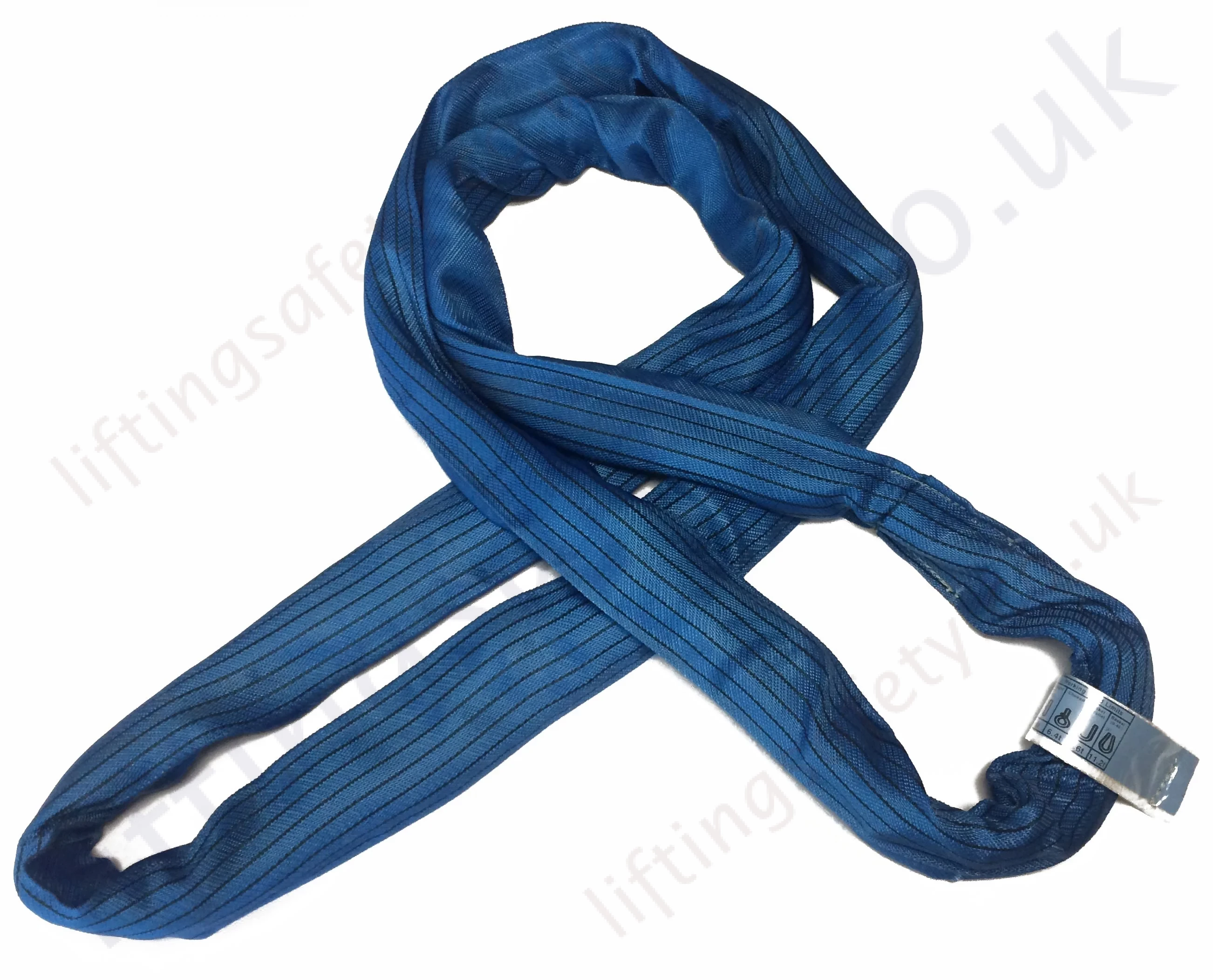 Round Polyester Lifting Slings (endless lifting slings). Conforms to BS