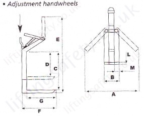 Auto Balance Crane Fork Dimensions