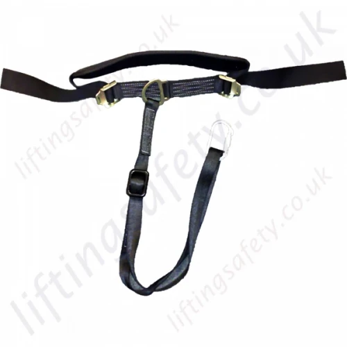 LiftingSafety Black Adjustable Work Positioning Belt
