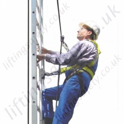 Tractel "Tractelift" Electric Climbing Assistant. Balances the Climbers Weight and Provides Fall protection.