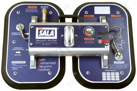 SALA Mobi-Lok Vacuum Anchor Fall Arrest System - Two ... fall protection systems diagram 