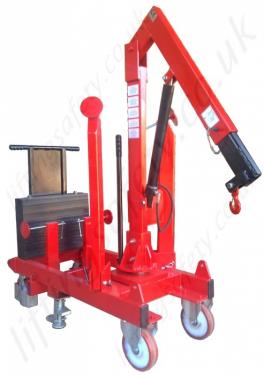 Stored Knock-Down 360 Pivot Arm Riggers Counterweight