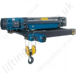 Donati "DRH" Overhead Crane Hoist, Monorail, Low Headroom and Double Girder Options- Range from 0.8 to 40 tonne
