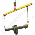 Tractel TOPAL PBM Adjustable Single Lifting Beams Pal-Beam Upper Hook By Central Ring - Range from 1000kg to 6000kg