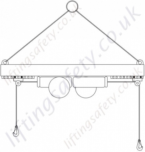 Top Suspension Lifting Towards Outer Edges - Adjustable