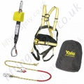 Yale "Kit 8" (Work Positioning Kit) Height Safety Kit with 4 point Harness, Pole Strap, 2.2m Inertia Reel and Carry Bag