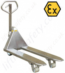 ATEX Pallet Trucks Built To Customers Specification - Range from 1000kg to 5000kg