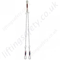 Sala "Twin Leg" Sewed Rope Restraint Lanyard. No Karabiners - Length Options 1, 1.3 and 2 Metre