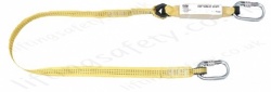 Yale Single Leg Fall Arrest Lanyard from "Webbing" with 2 x Screw Gate Connectors - 1.5m or 2 Metre