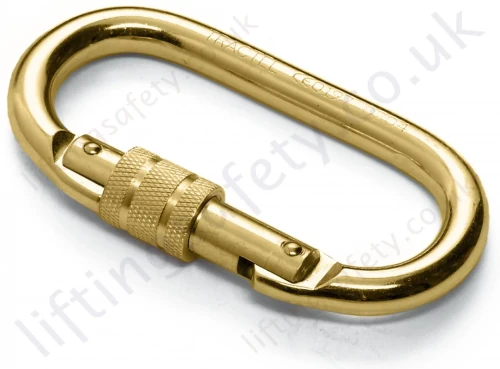 M10 18mm opening two tone steel manual screw locking