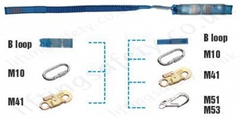 Tractel Lsea Webbing Lanyard With Connector Options