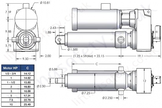 SCN25 Series Parallel Motor Diagram