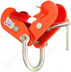 Tiger "BCF" Heavy Duty Fixed Jaw Beam Clamp with Shackle - Range from 1000kg to 30,000kg